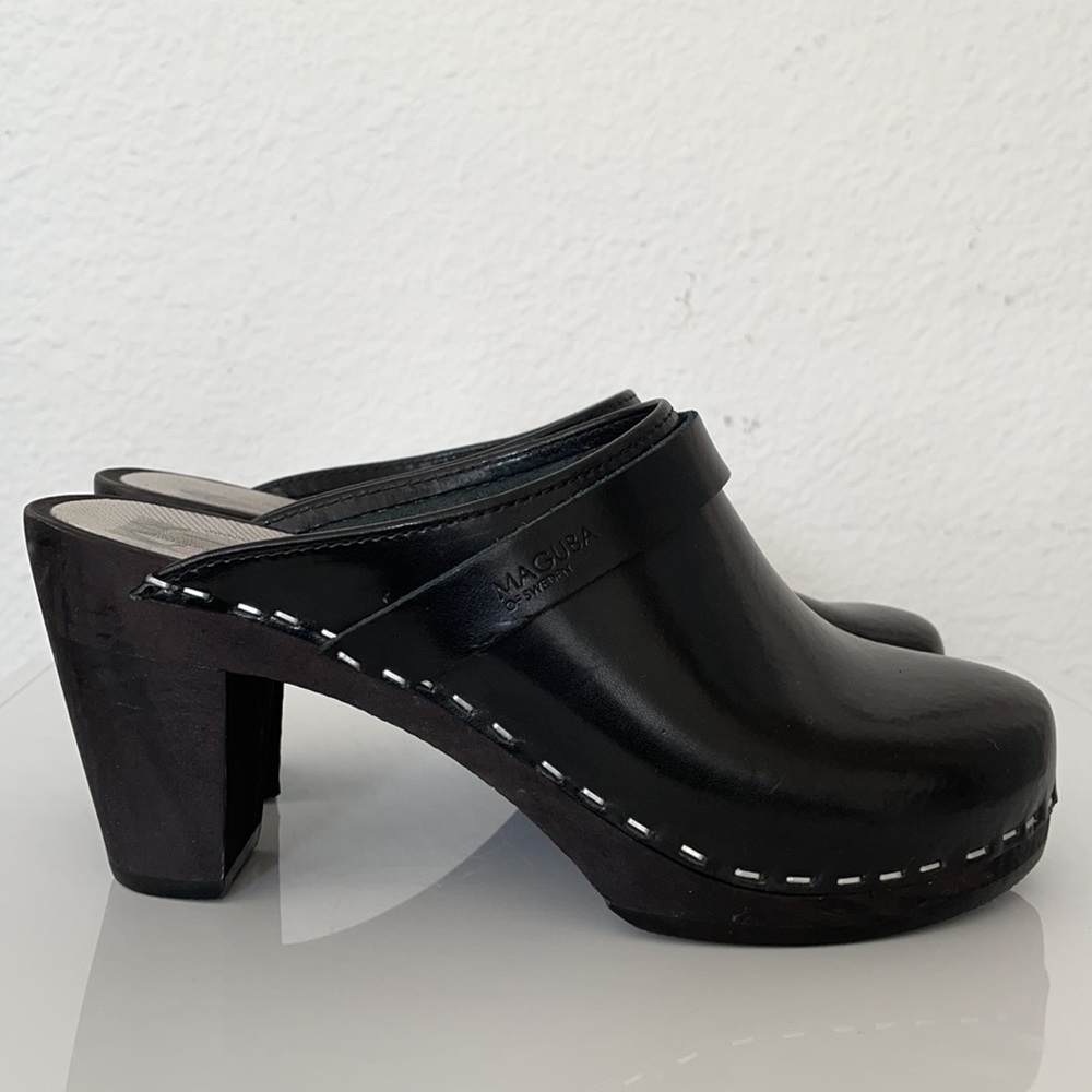 Maguba Of Sweden Stockholm Leather Clog EU 36 + Soludos Embroidered Suede Boots
